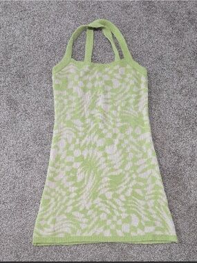 For Love & Lemons Simone Mini Dress In Color Green | Size L